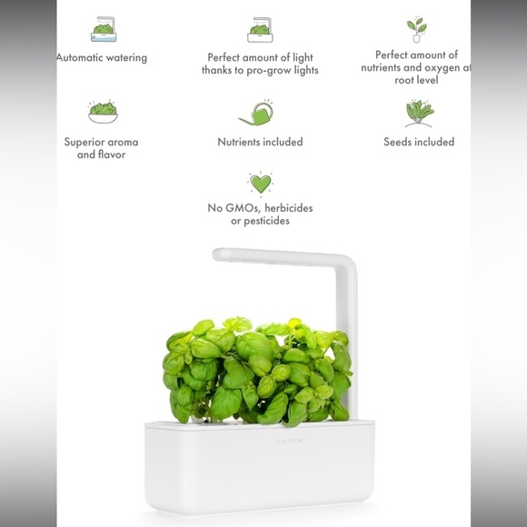 Click and Grow White‎ Smart Garden 3 Indoor Herb Garden - Picture 2 of 9